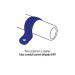 Bolsa c/10 abrazaderas tipo uña 1/2" p/tubo pared delgada