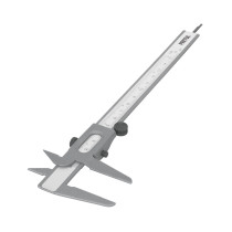 Calibrador vernier escolar 6", acero, std y mm, PRETUL