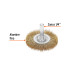 Carda circular 2" alambre fino para taladro, TRUPER