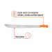Machete estándar 24" cacha naranja remachada, TRUPER