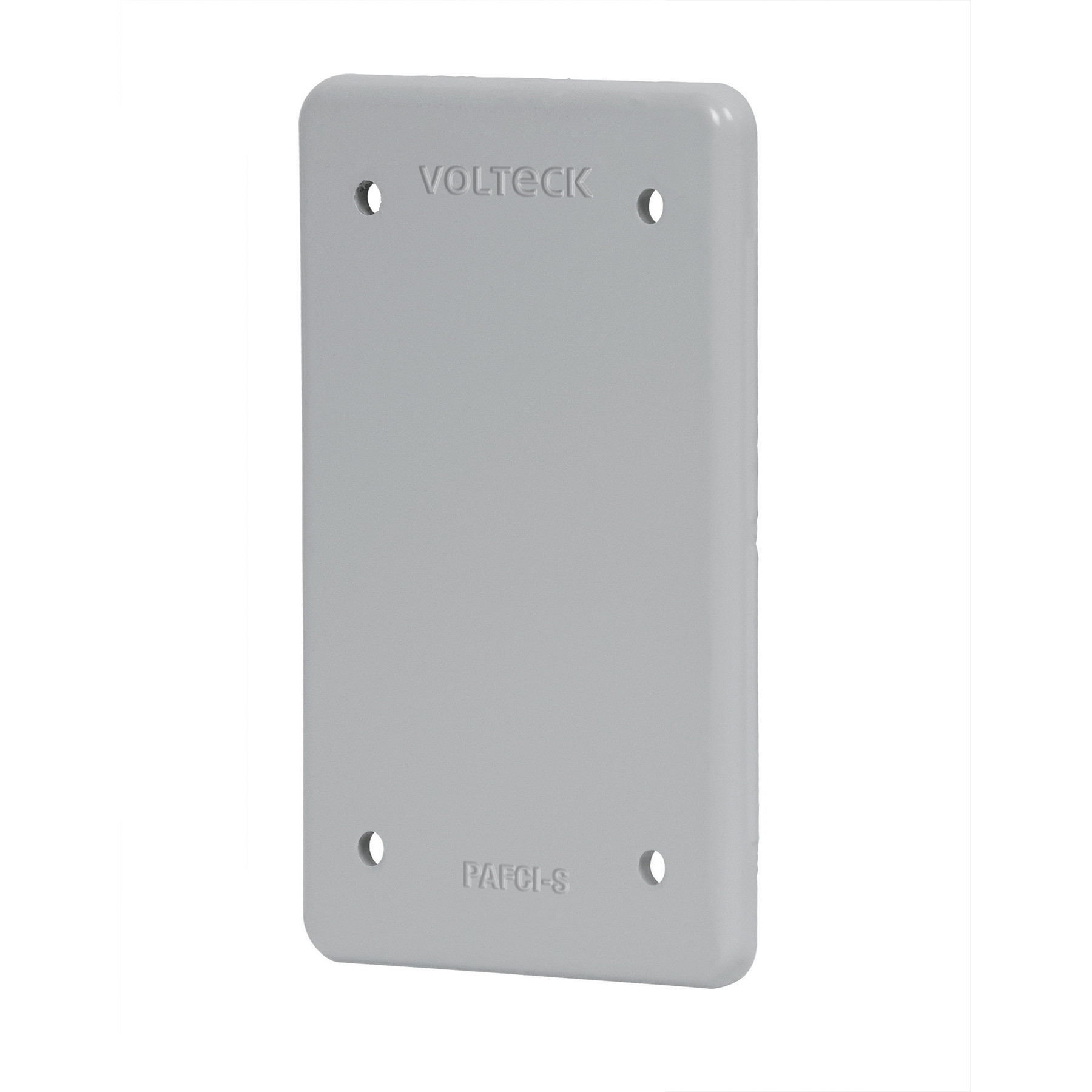 Placa tipo FS ciega, de sobreponer, VOLTECK