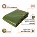 Lona uso rudo 6 x 12 m, verde olivo, 240 g/m2, TRUPER EXPERT