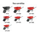 2 soportes calibre 16 para carretilla TP-5N y rojas PRETUL