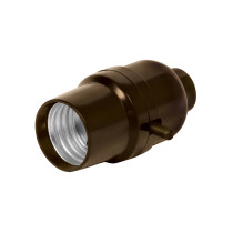Portalámpara de baquelita, con interruptor de barra, VOLTECK