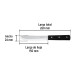 Cuchillo cebollero 6" mango de polipropileno, PRETUL