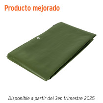 Lona uso rudo 3 x 4 m, verde olivo, 240 g/m2, TRUPER EXPERT
