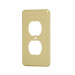 Placa dúplex de aluminio, línea Standard, VOLTECK