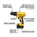 Taladro 3/8", 12V, 1 batería 2Ah, PRETUL