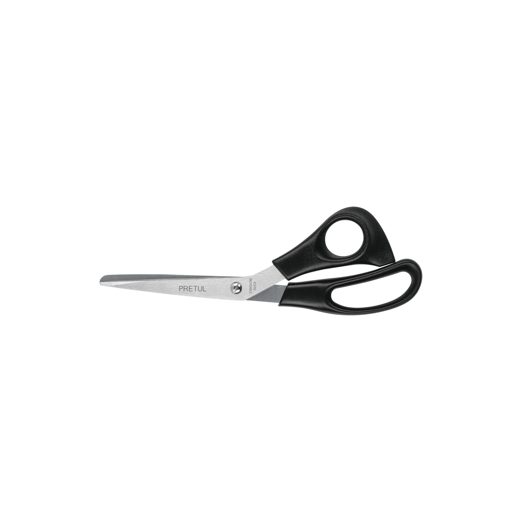 Tijera 8" para casa y oficina, de acero inoxidable, PRETUL