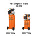 2 patas de goma para compresores Grupo 6, TRUPER