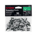 Bolsa c/50 remaches 1/8"x5/16" negros de aluminio, ala 1/4"