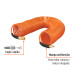 Manguera para compresor, tipo resorte, 7.6 m x 1/4", TRUPER