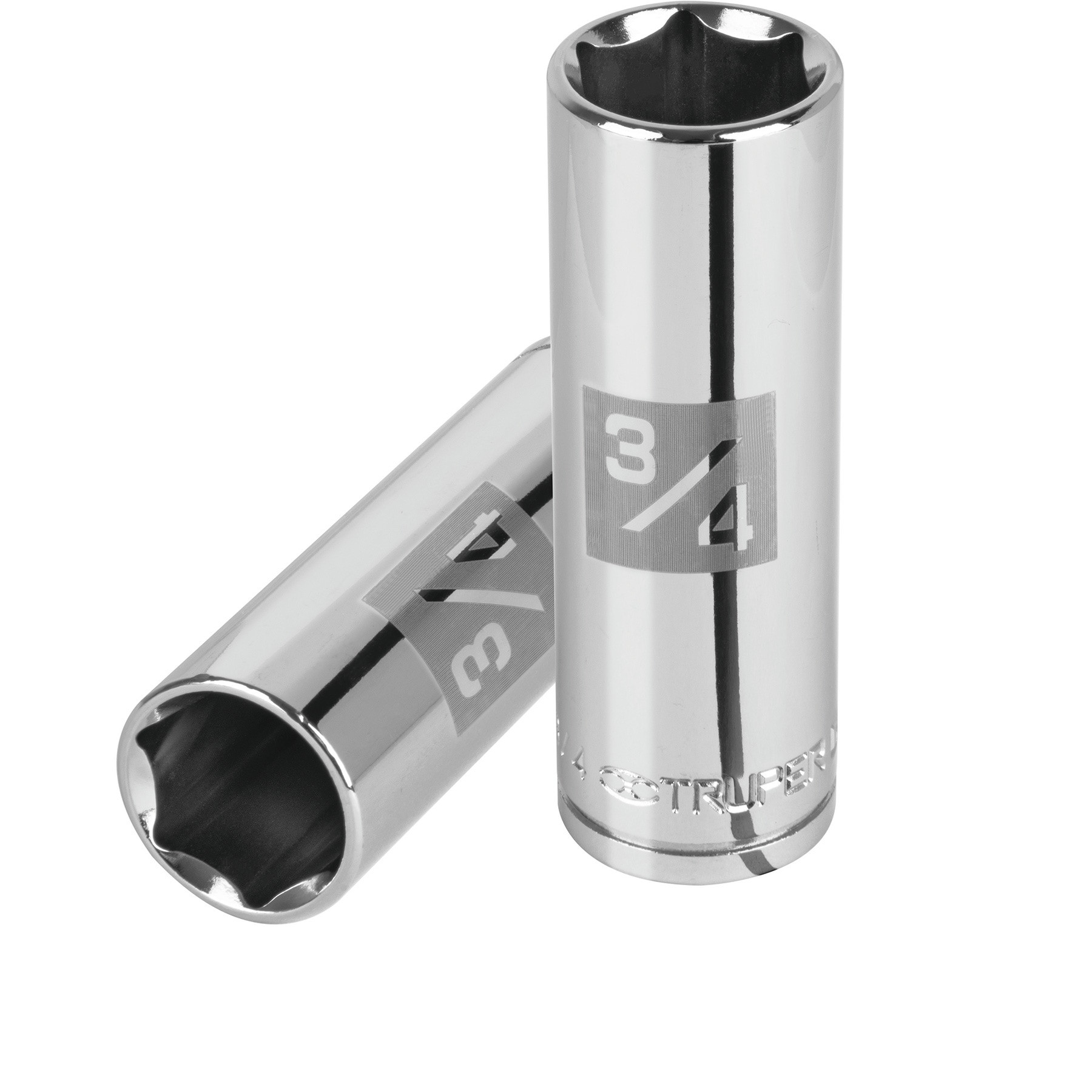 Dado largo de 3/4", 6 puntas, cuadro 1/2", TRUPER