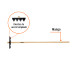 Rastrillo forestal con mango de madera de 60", TRUPER