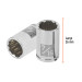 Dado de 7/16", 12 puntas, cuadro 1/4", TRUPER