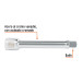 Extensión para matraca, cuadro 3/4", largo 8", TRUPER
