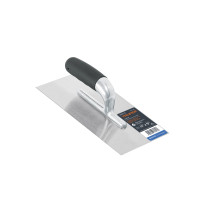Llana 11" canto recto, 6 remaches, mango Comfort Grip,TRUPER