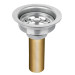 Contracanasta 3-1/2" inox, tubo latón, FOSET