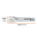 Extensión para matraca, cuadro 3/8", largo 3", TRUPER