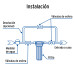 Filtro de sedimentos Jumbo para agua, FOSET