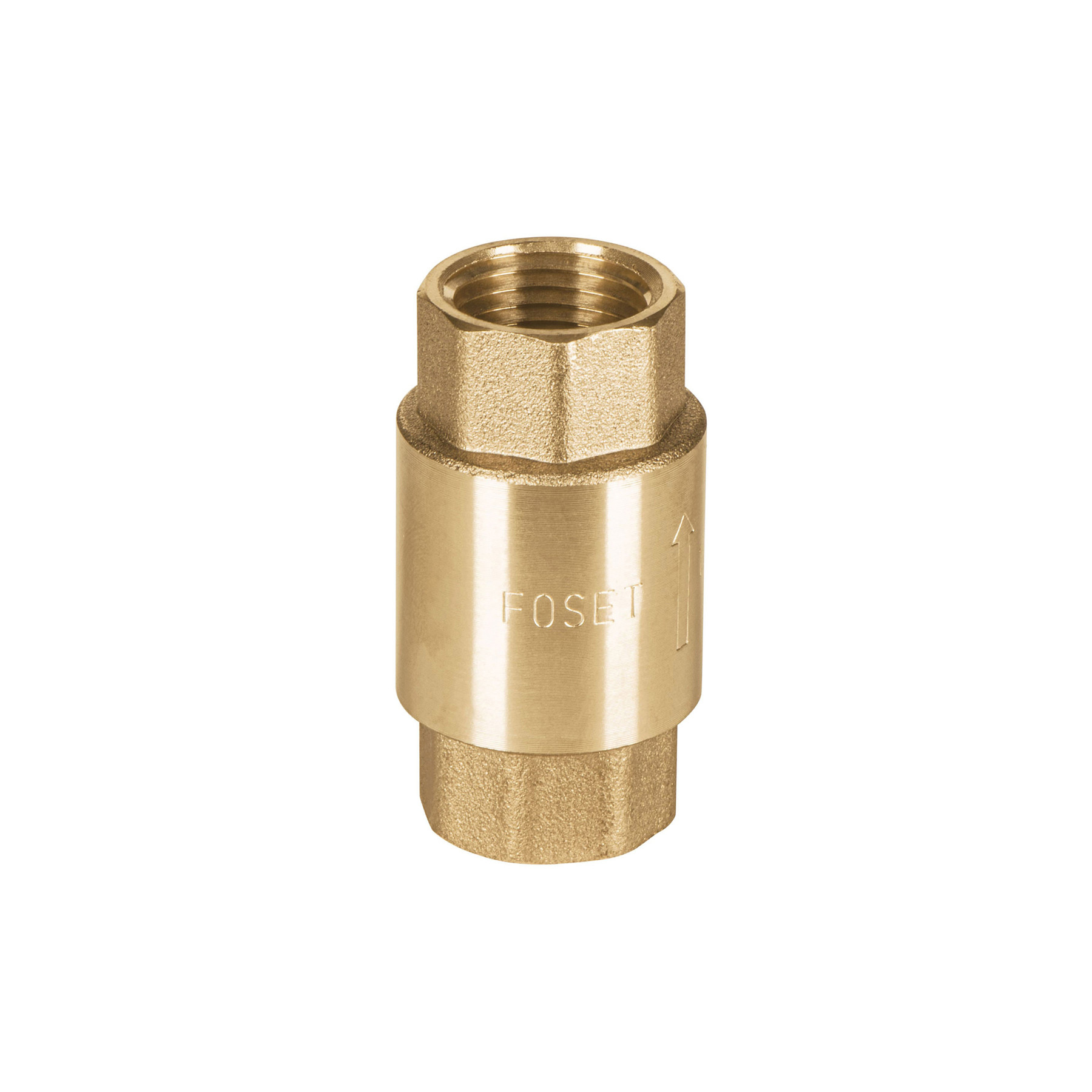 Válvula de retención de latón de 1/2", FOSET