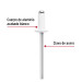 Bolsa c/50 remaches 5/32"x1/4" blancos aluminio, ala 5/16"