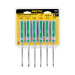 Juego de 6 desarmadores Torx mango de PVC, PRETUL