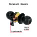 Cerradura tipo esfera, cilíndrico, recámara, negro, BASIC
