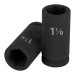 Dado largo de impacto de 1-1/8", 6 puntas, cuadro 3/4"