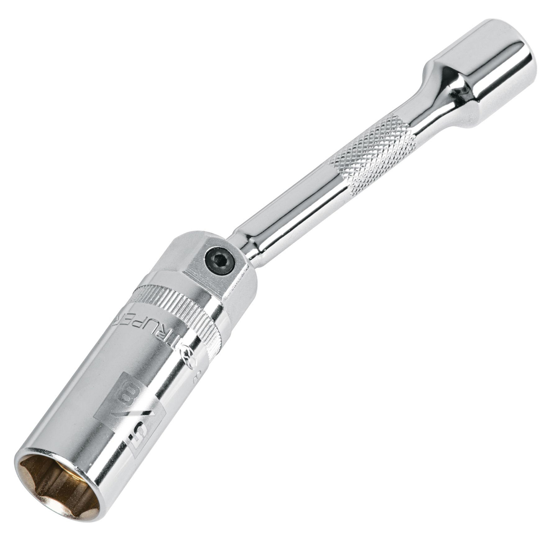 Dado p/bujías cuadro 3/8" articulado 5/8", extensión 6"