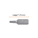 Estuche con 5 puntas torx T10 con seguro largo 1", EXPERT