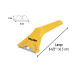 Raspador plástico con cuchilla de 2-3/8", PRETUL