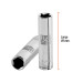 Dado largo de 11/32", 6 puntas, cuadro 1/4", TRUPER