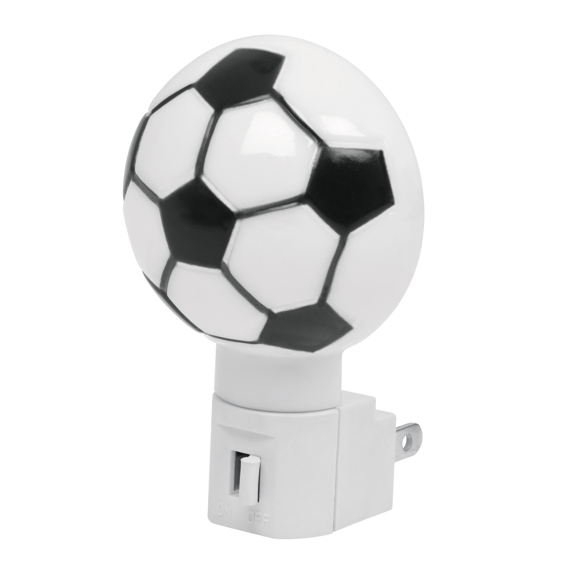 Luz de noche con lámpara E12, balón soccer, VOLTECK