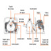Motobomba autocebante 1"x1", gas. 1-1/2HP, agrícola, TRUPER