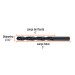 Broca HSS 13/32" Trublack para metal, TRUPER