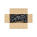 Gancho de plástico para perfocel y para ranurado, 6", TRUPER