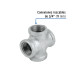 Cruz de acero galvanizado 3/4", FOSET