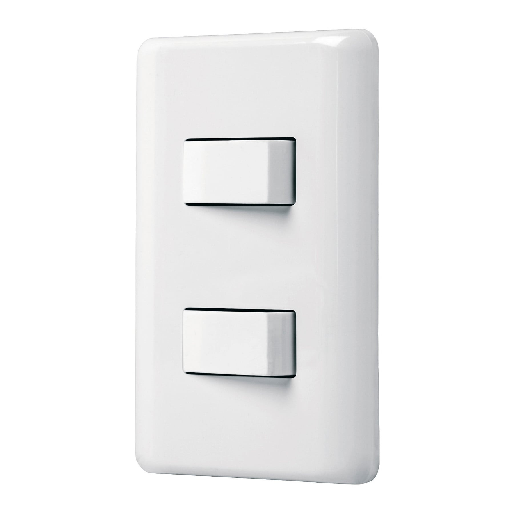 Placa armada 1 interruptor sencillo + 1 de 3 vías, BASIC