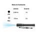 Linterna LED recargable, de aluminio,2,000 lm, TRUPER EXPERT