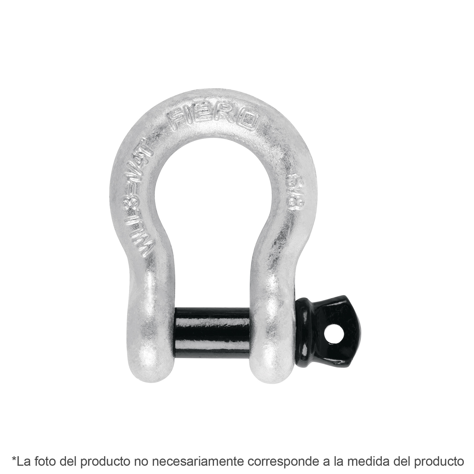 Grillete de acero forjado 3/8", FIERO