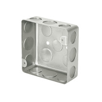 Caja cuadrada 4" x 4" económica, VOLTECK