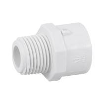Adaptador macho de PVC de 1/2", FOSET