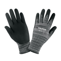 Guantes de nylon recubiertos de nitrilo arenoso, XCH, TRUPER