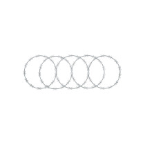 Rollo concertina máxima seguridad, 45cm diámetro x 8m, FIERO