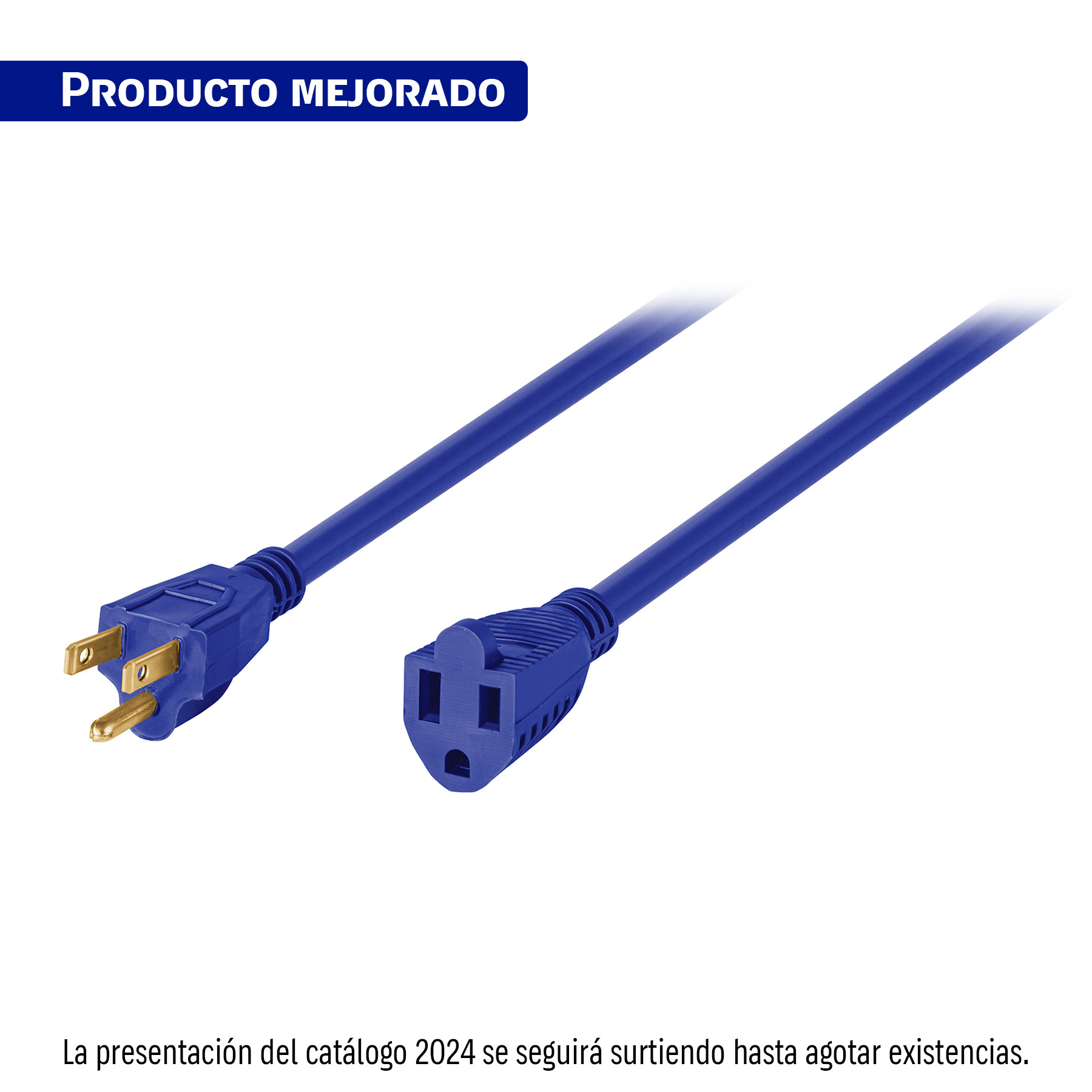 Extensión de uso rudo aterrizada 20 m calibre 16, VOLTECK