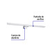 Luminario LED de pared para baño 10W 4000K, lineal, VOLTECK