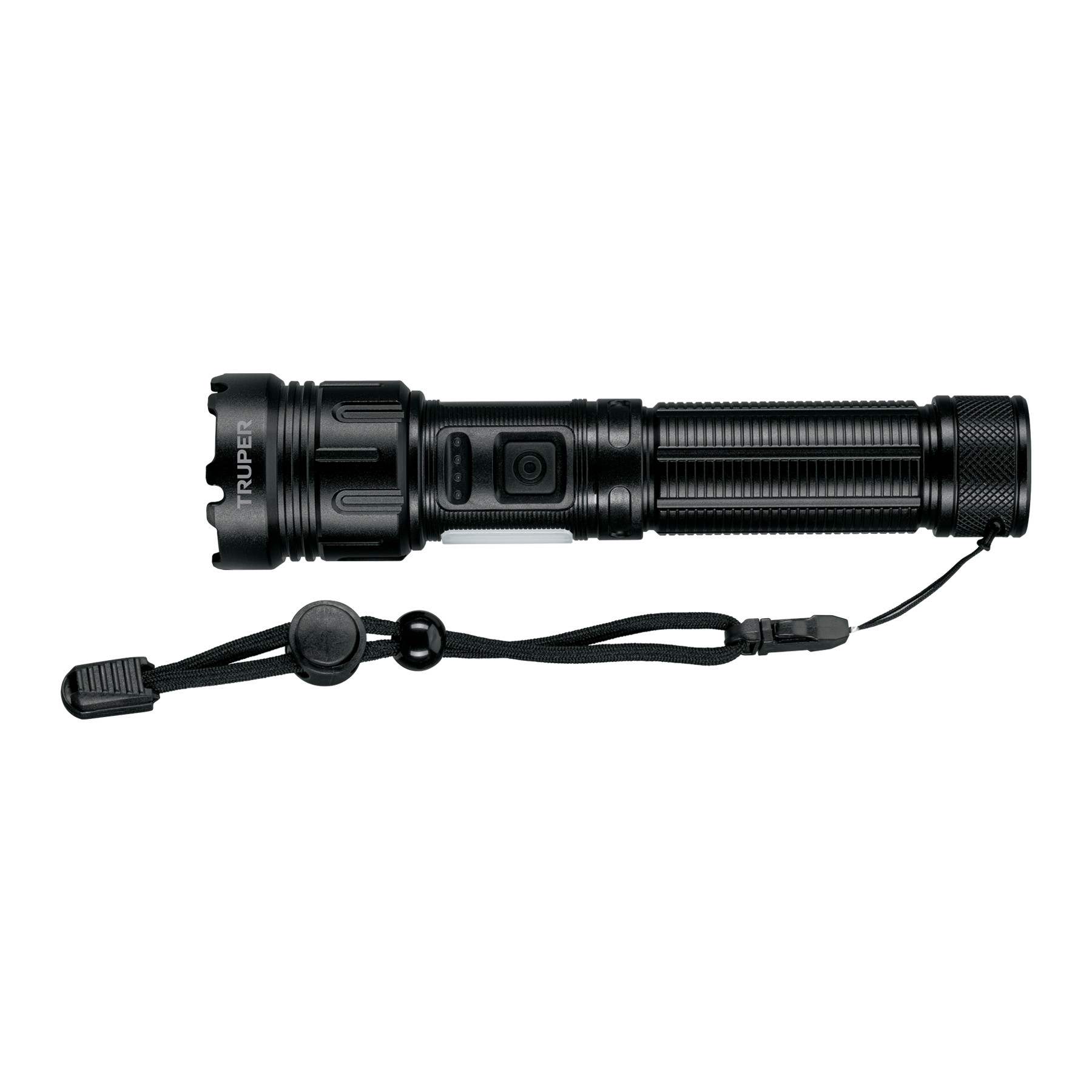 Linterna LED recargable c/luz de emergencia, 410 lm, TRUPER