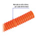 Metro de poliducto 1/2" corrugado flex. s/guía, rollo 50 m