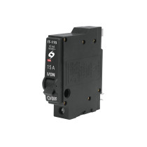 Interruptor de 1 polo 15A, enchufable, a granel, VOLTECK